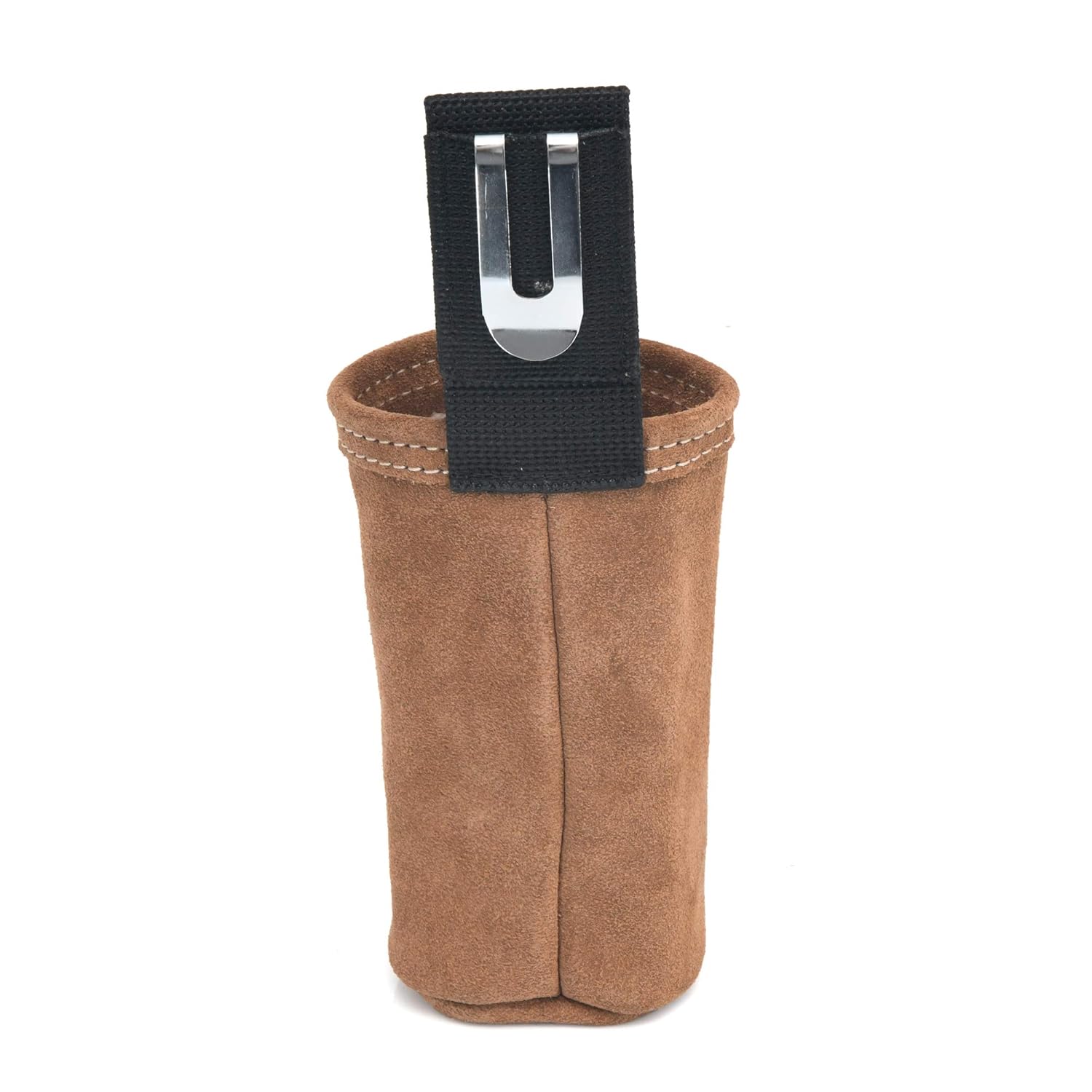 Style n Craft Spray Paint Can Holder, Heavy-Duty Suede Leather Spray Paint Can Holder, Dark Tan (88022)