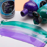 Signature Acrylic Color Paint Set, 12 X 16.9Oz (500Ml), Semi-Matte Finish, 12 Vibrant Colors, Suitable For Canvas, Wood, Fabric, Leather, Cardboard, Paper, Mdf And Crafts
