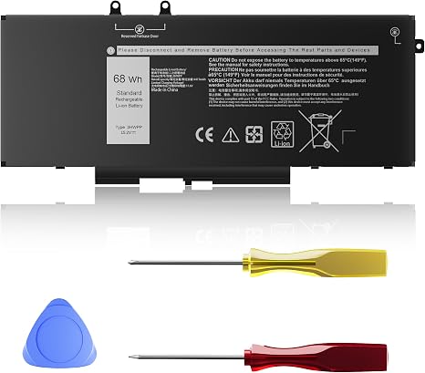 3HWPP 15.2V 68Wh Replacement Laptop Battery for Dell Latitude Precision and Inspiron Series