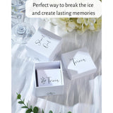 2 Boxes Wedding Games, Party Ice Breaker Games, Reception, Wedding Table Decor, Wedding Favours