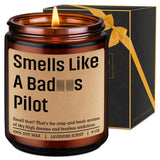 Aviator Candle, Pilot Gifts For Men, Women - Airplane, Aviation Gifts For Pilots - Cool Valentines, Birthday, Graduation Presents For Aviator Friend, Dad, Son, Husband - Funny Aviation Decor