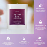My Last Fvck Candle With Diamond Inside | S | Scented Soy Candles Gifts For Women Anniversary Candle Wax | Romance Candles All-Natural Organic Soy Candle 14Oz | 70H
