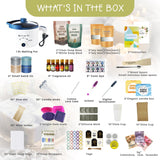 2-In-1 Candle & Soap Making Kit For Beginners, All In One Complete Diy Craft Kit To Make Handcrafted Soap Bars + Scented Candles With Melting Pot, Wax, Soap Base, Molds, Fragrance Oils And Dyes