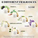 6 Pcs Nurse Practitioner Appreciation Gifts Scented Candles Bulk 3.5 Oz Soy Wax Jar Scents Nurse Week Gift For Nurses Medical Office Team Group Coworkers