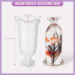 2 Pcs Lucky Bag Resin Molds Silicone Molds For Resin Casting Bag Shape Silicone Epoxy Mold 3D Jewelry Casting Molds Large Epoxy Casting Crafts For Home Table Diy Making Flower Preservation