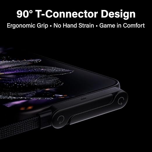 240W USB C to USB C Braided Fast Charging Cable with Built In Phone Stand Black