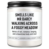 Mr Darcy Reading Candle, Pride And Prejudice Gifts, Bookish Merch & Decor, Jane Austen Gifts, Funny Christmas, Stocking Stuffers, Literary Presents For Classic Literature Book Lovers, Readers