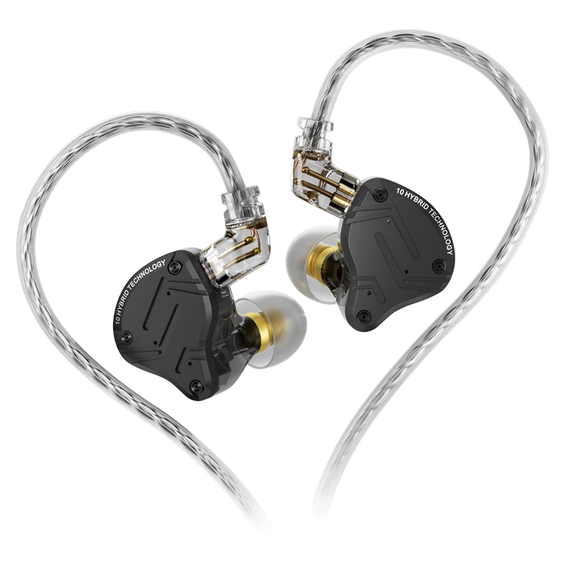 Kz Zs10 Pro X In Ear Monitor, Iem In Ear Wired Earphones With Upgraded 4Ba 1Dd