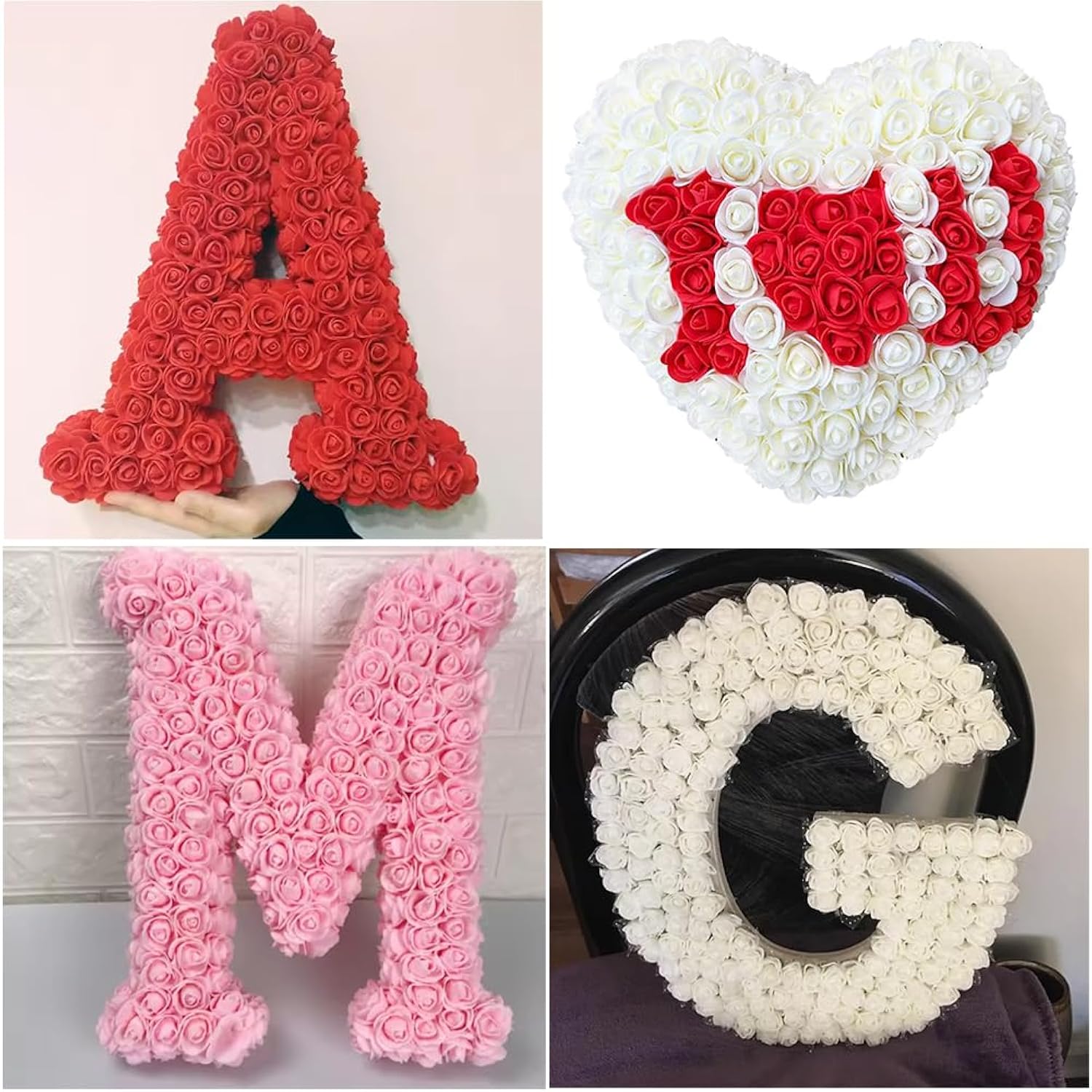 432 Pcs Mini Artificial Rose Flower Heads Real Looking Foam Fake Roses Heads For Diy Wedding Flowers Accessories Bridal Hair Clips Headbands Dress Decoration(Ivory)