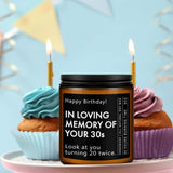 40 Year Old Birthday Gifts - Funny & Unique Presents For Men & Women Born In 1985, 40Th Birthday Gift Ideas, Lavender Scented Candle, 7Oz