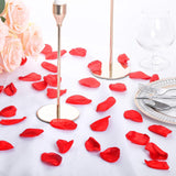 300Pcs Artificial Red Rose Petals For Romantic Night Flower Girl Silk Flower Petals For Wedding Aisle Table Centerpieces Confetti Party Favors Table Decoration(Red)