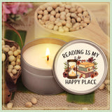8 Pcs Book Lover Candles Club Gifts 4 Oz Scented Candle Reading Time Natural Soy Wax Candles For Book Lovers Librarian Bookish Club Gifts (Stylish Style)