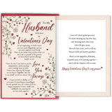 Sweet Valentine'S Day Card For Him, Romantic Wife To Husband Greeting Card With Heartfelt Message, To My Husband With Love On Valentine'S Day