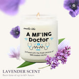 Doctor Candle, Gifts For Doctors, Med Student Gift, Medical School Graduation Present, Future Doctor Appreciation Gifts Candles For Men Women Friend, Funny Dr Student Gift