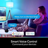 A19 Smart Light Bulbs 4 Pack 1100LM RGB WiFi Mesh Bluetooth Color Changing Alexa Google Compatible 90+ CRI