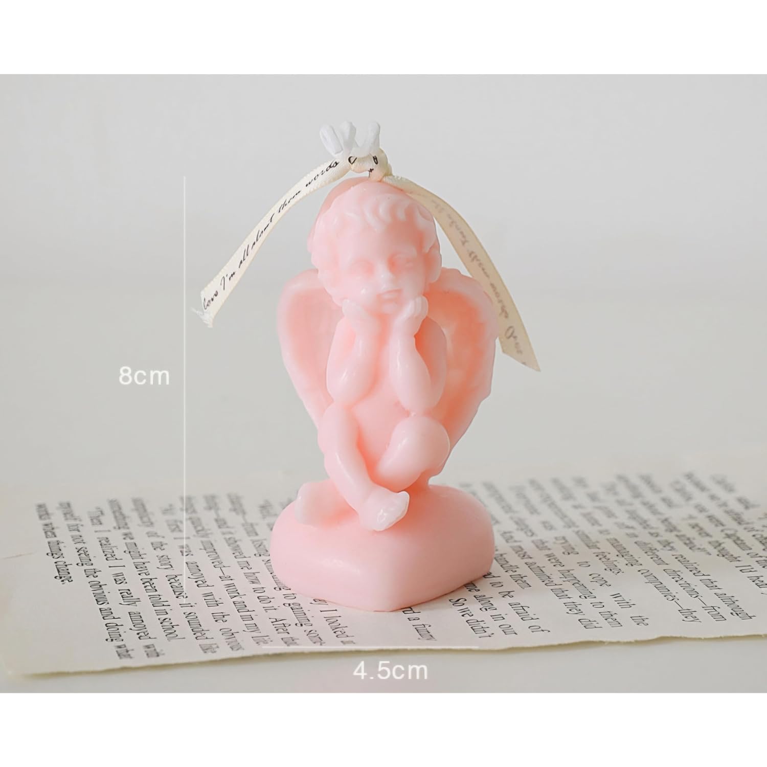 Angel Shaped Scented Candle (Pink)