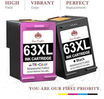 63XL Ink, Remanufactured Combo (Black & Tri-Color) for Envy 4520/3830