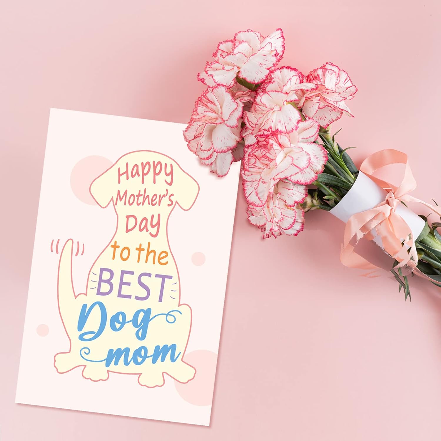 Dog Mom Mother'S Day Card, Cute Greeting Card For Best Dog Mom, Funny Mother'S Day Card From The Pooch