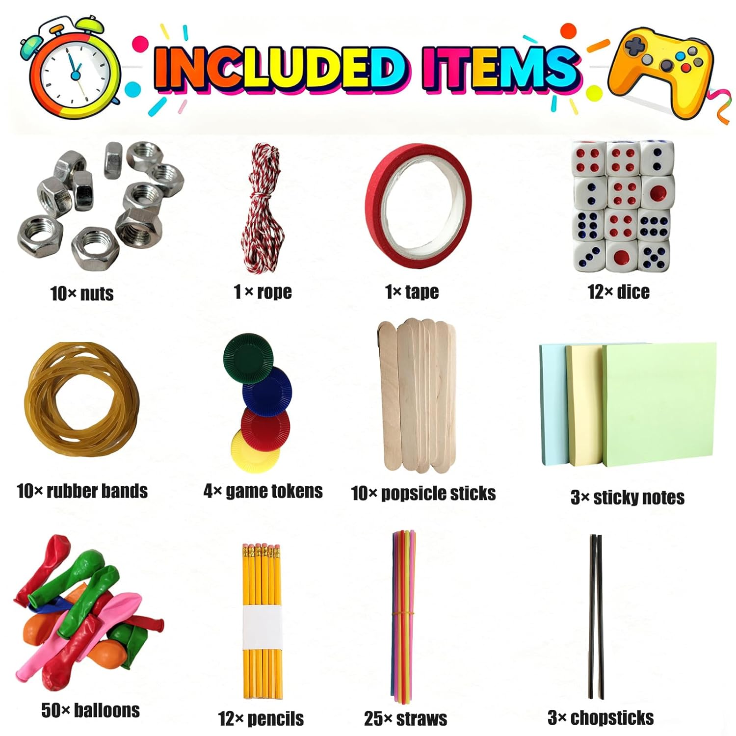 Minute Challenges Games For Birthday Party Christmas Family Game Night Gathering 24 Day Advent Calendar Games Classroom Team Building Games For 2-12 Players