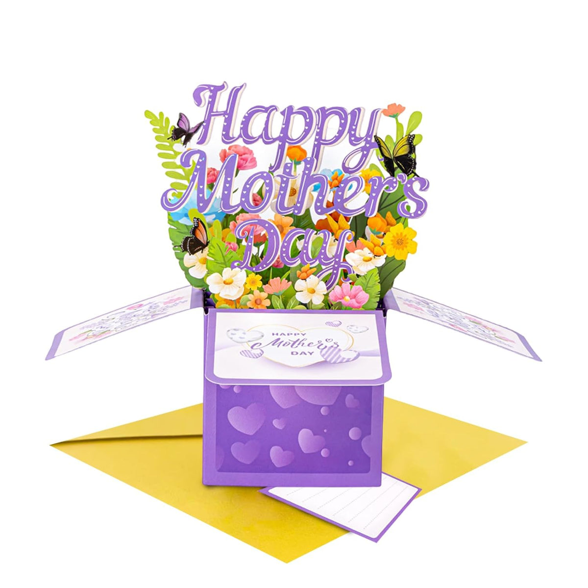 3D Pop Up Mothers Day Card Happy Mothers Day Pop Up Flower Bouquet Card With Envelope Mother'S Day 3D Greeting Card Mother'S Day Pop Up Card Gifts For Her Wife Mom Grandma Aunt Daughter