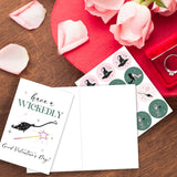 24 Pack Witchy Valentine'S Day Cards For Girls Boys, 6 Designs Wicked Valentines Cards With Envelopes, Magical Galentine'S Day Gift For Best Friends, 4X6In
