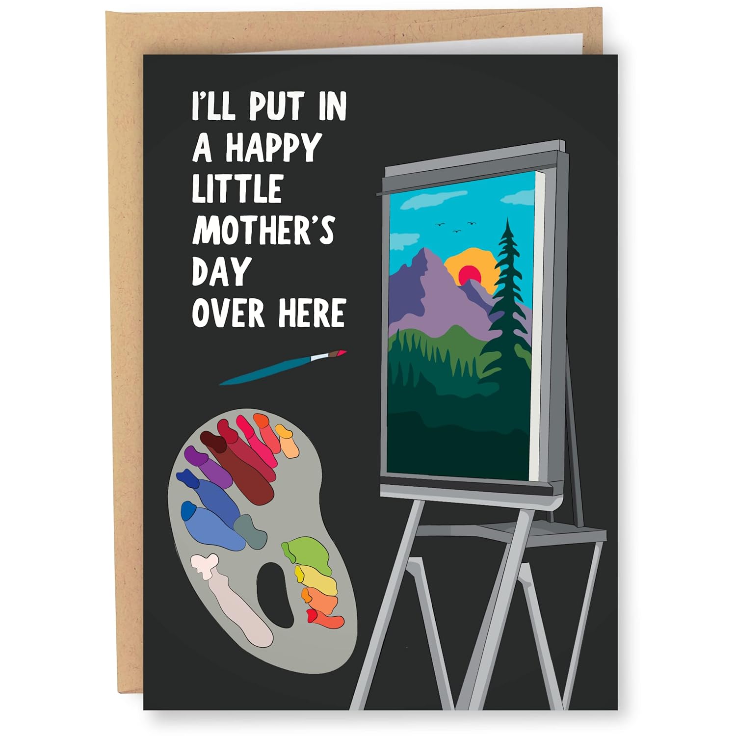 Funny Happy Mother'S Day Greeting Card For Mom | Happy Little Mother'S Day Card