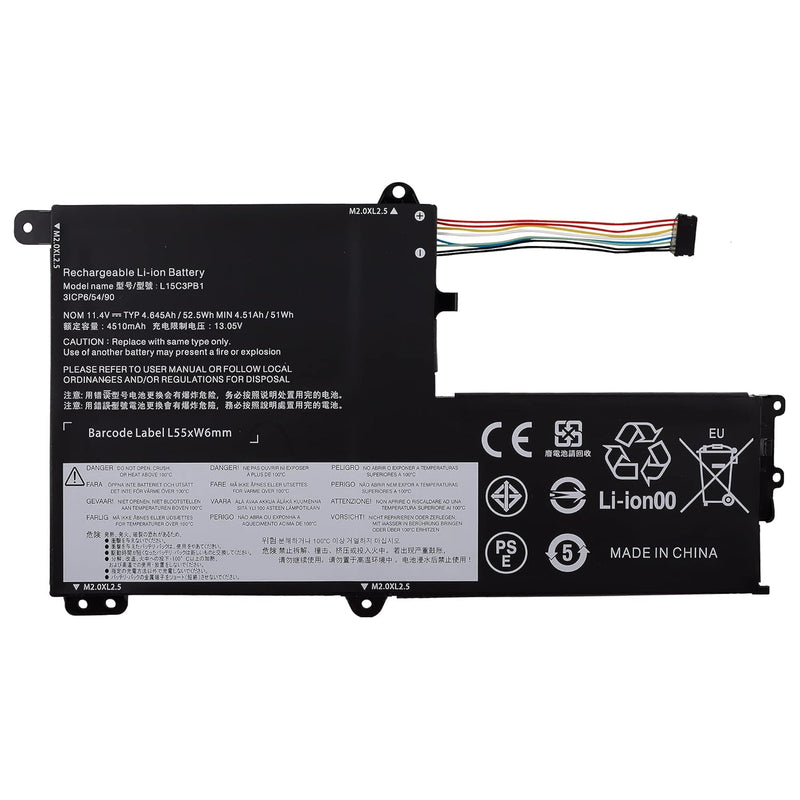 L15C3Pb1 52.5Wh Laptop Battery Compatible With Lenovo Flex 5 1570 1470 Ideapad