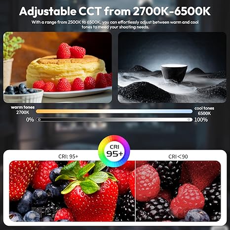 20W Bi Color Inflatable Tube Light Portable Handheld Magnetic LED Video Streaming Photography Light