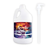 Acrylic Paint White Color (128 Oz/1 Gallon), Titanium White With Rich Pigment Non Toxic Paint For Kids Students Artists Painters