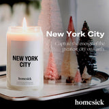 Scented Candles For Home (New York City) - 13.75 Oz Long-Lasting Soy Wax Jar Candle For Women & Men For All Occasions, 60-80 Hours Burn Time - Notes Of Lemon, Grapefruit & Jasmine