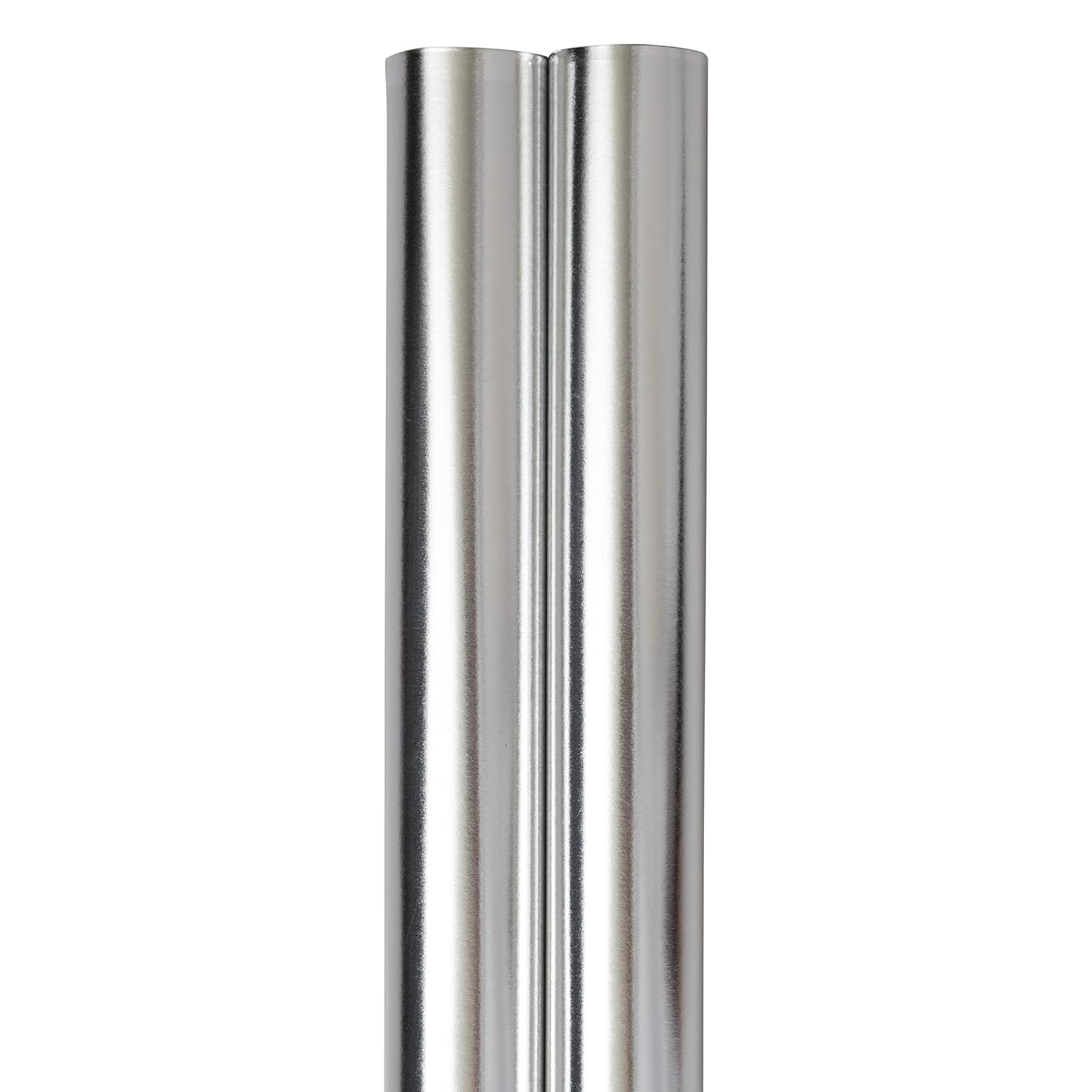 Gift Wrap - Metallic Wrapping Paper - 50 Sq Ft - Silver Foil - 2 Rolls/Pack