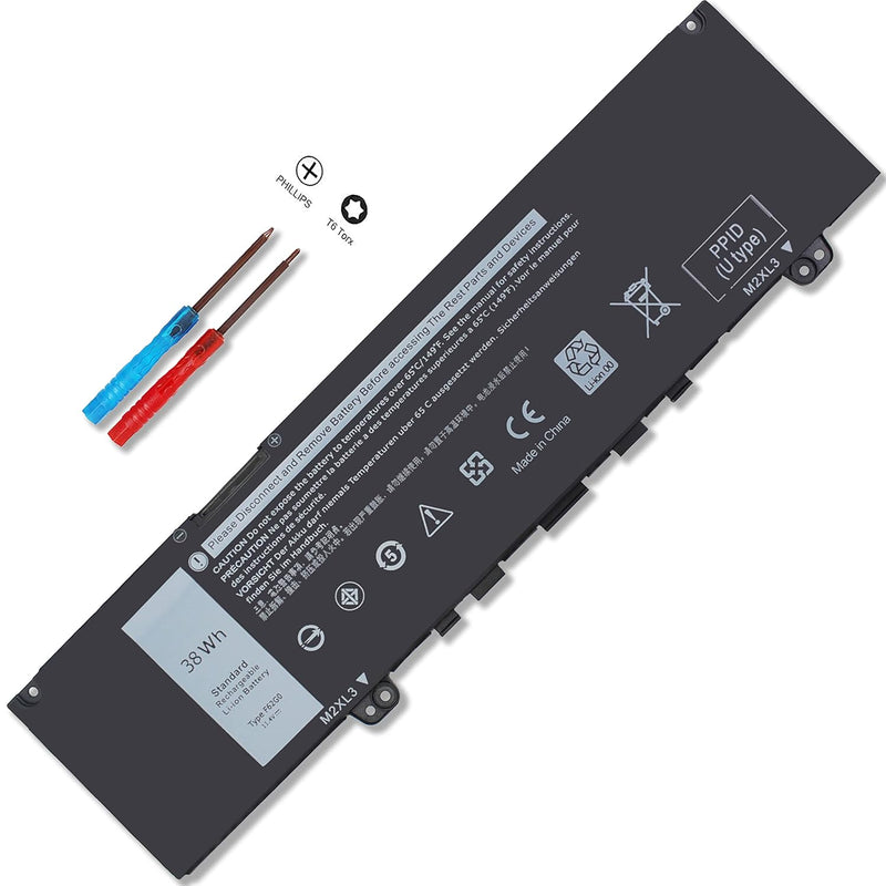 38Wh F62G0 F62Go Laptop Battery For Dell Inspiron 13 5370 7370 7373 7380 13Mf