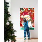 Pin The Nose On The Snowman, Christmas Games For Family Party Decorations With 24 Pcs Nose Stickers And Blindfold For Kids And Adults