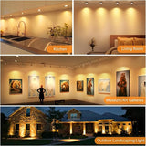 2 Pack 50W LED Corn Light Bulbs 400W Equivalent 3000K Warm White 5500 Lumens E26 E27 Base