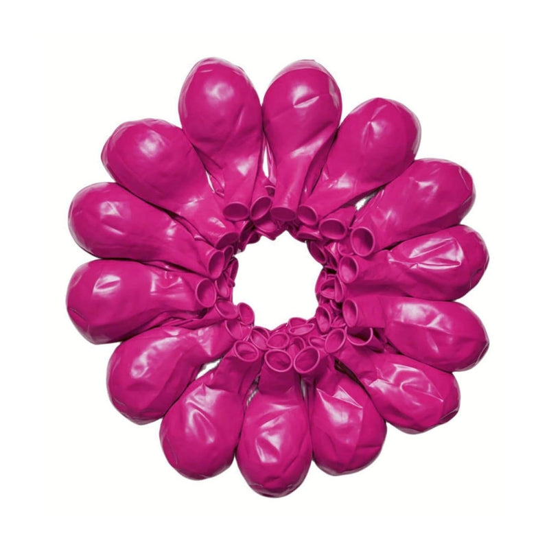 90 Pack Hot Pink Balloons 18 Inch Dark Pink Balloons For Pink Theme Ba