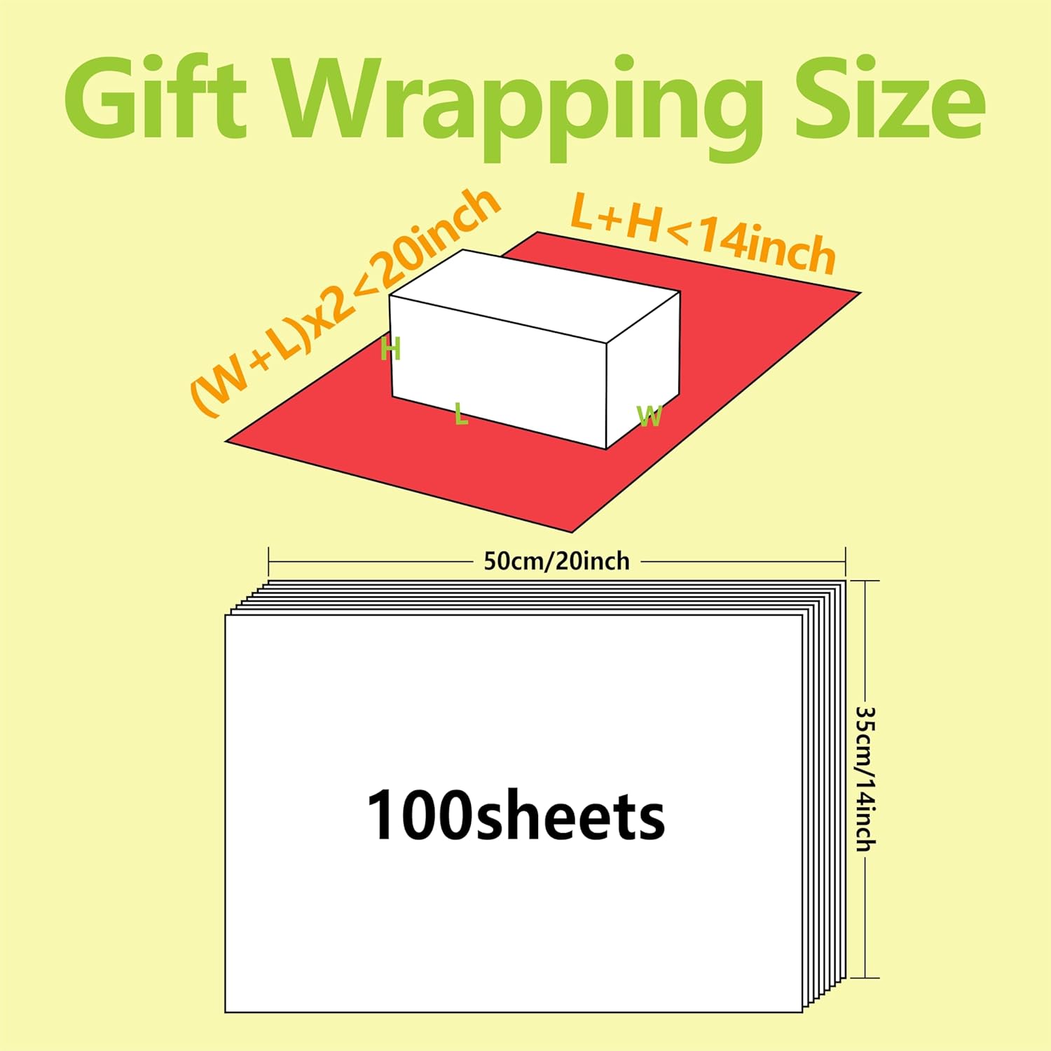 100 Sheets 20"X14" Red Tissue Paper Bulk For Gift Bags Wrapping Paper,Christmas Weddings Birthday Showers Arts Craft Party Favor Decoration