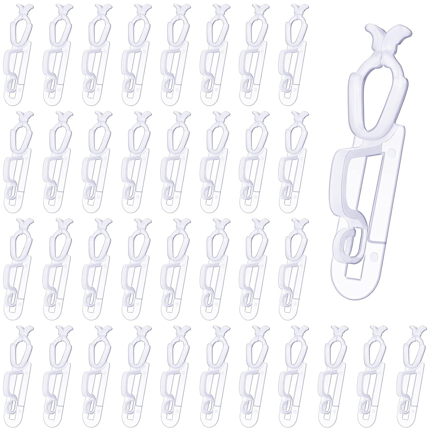 240 Pieces Christmas Light Clips, Gutter Clip All-Purpose Gutter Hooks Compatible With C9, C7, C6 And Led Mini Lights For Outdoor String Light