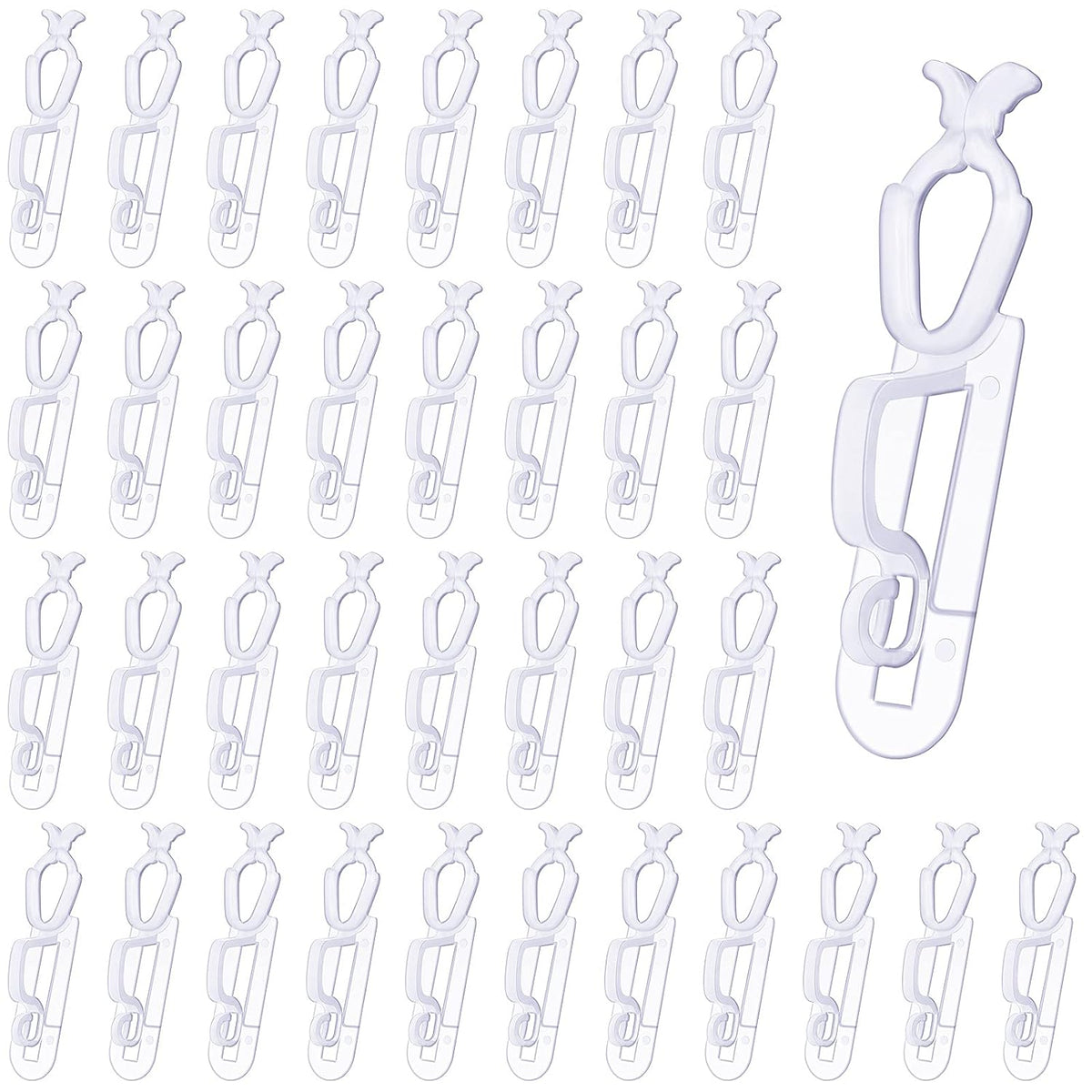 240 Pieces Christmas Light Clips, Gutter Clip All-Purpose Gutter Hooks Compatible With C9, C7, C6 And Led Mini Lights For Outdoor String Light