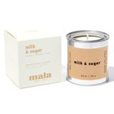 Milk & Sugar Cinnamon & Vanilla Candle For Home – Foodie/Gourmand – Vegan Soy Aromatherapy – 45 Hour Clean Burn – Organic Non Toxic Candles – Cozy Room Decor – 6.8 Oz