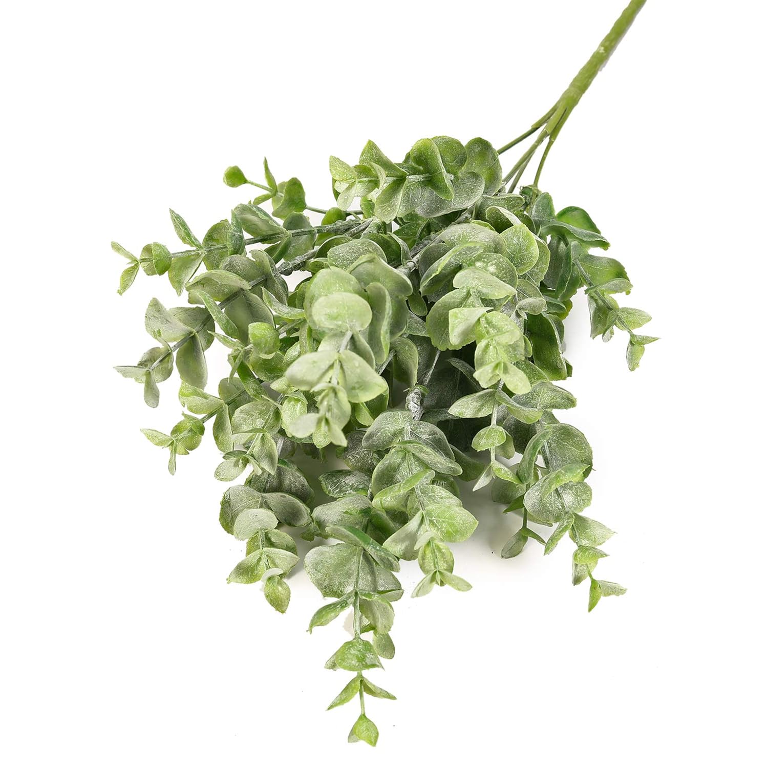 4Pcs Artificial Eucalyptus Plant Fake Silver Dollar Eucalyptus Branches Greenery Wedding Jungle Theme Party Home Decor (Green)