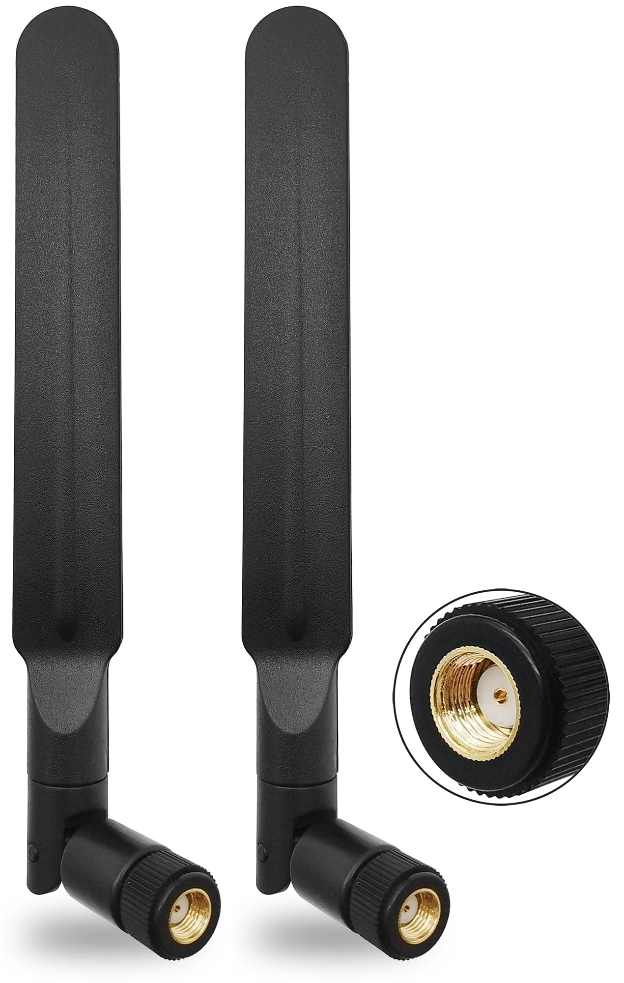 Wifi 6E Antenna Tri-Band 6Ghz 5Ghz 2.4Ghz Omnidirectional Rp-Sma Male Wi-Fi Antennas For Pc Desktop Ip Camera Router 2 Pcs