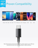 2 Pack USB A to USB C Fast Charging Cable 6FT Black for iPhone 17 Samsung Galaxy LG Beats