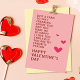 Greeting Card, Sweet I Love You So Much For Valentine’S Day, Romantic Vday Card For Husband Wife, Happy Valentine’S Day Card, Includes Envelope