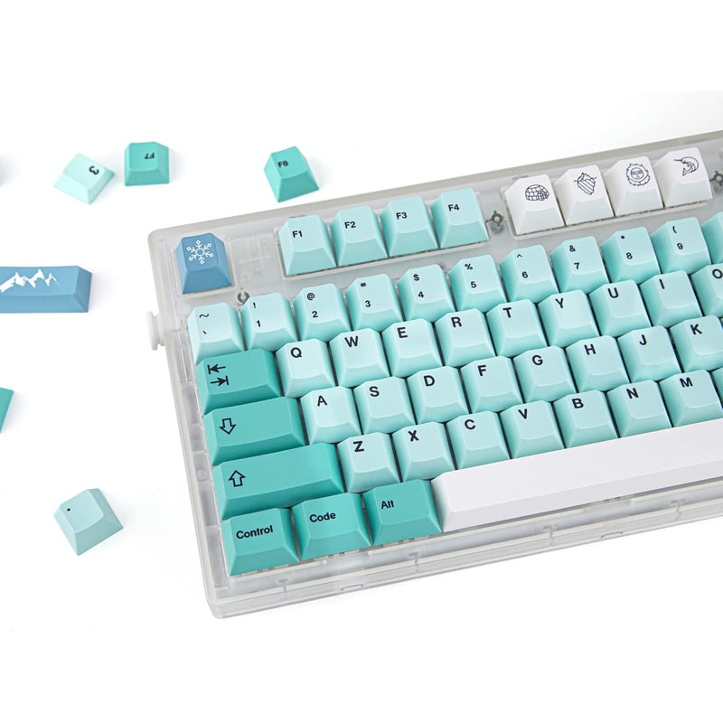 142 Keys Pbt Keycaps Dye Sublimation Cherry Profile Keycaps Set For Gh60 / Gk6