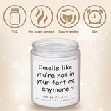 50Th Birthday Gifts For Her Him– Funny Birthday Candle & Decorations, Best Friend Gift Idea – Natural Soy Wax Vanilla Coconut Scented Candle (7Oz)