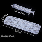 2 Pieces Resin Silicone Ring Molds 14 Sizes Ring Circle Jewelry Casting Molds With Syringe In 20 Ml For Diy Craft Making