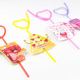 Valentines Stickers With Crazy Straws - Valentines Day Cards For Kids School | Valentines Crafts Party Favors Decorations For Boys Girls Toddlers