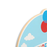 Disney Pixar Up Adventure Is Out There Round Wood Wall Decor - Adorable Up Wall Art For Bedroom, Office Or Movie Room