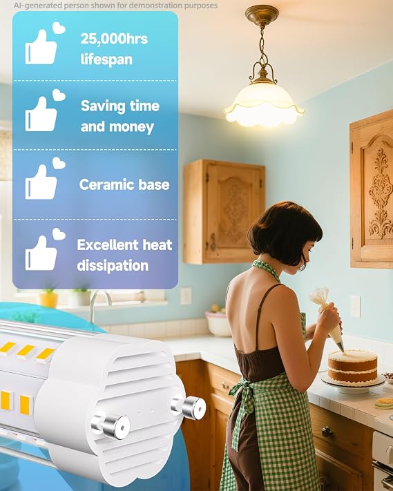 GU24 LED Light Bulbs 4 Pack 18W 100W Equivalent 2700K Warm White 1500 Lumens Twist Lock