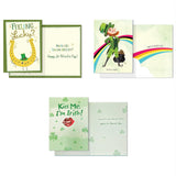 9 Funny St. Patrick’S Day Greeting Card Assortment With Envelopes, Lucky To Be Irish (3 Assorted Designs, 3 Each)